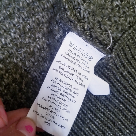 🌸 Michael Kors | Soft Olive Cardigan Sweater  Small - Picture 5 of 10